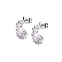 Orecchini Rosato Donna Vittoria in Argento Zirconia RZVT27 - RZVT27